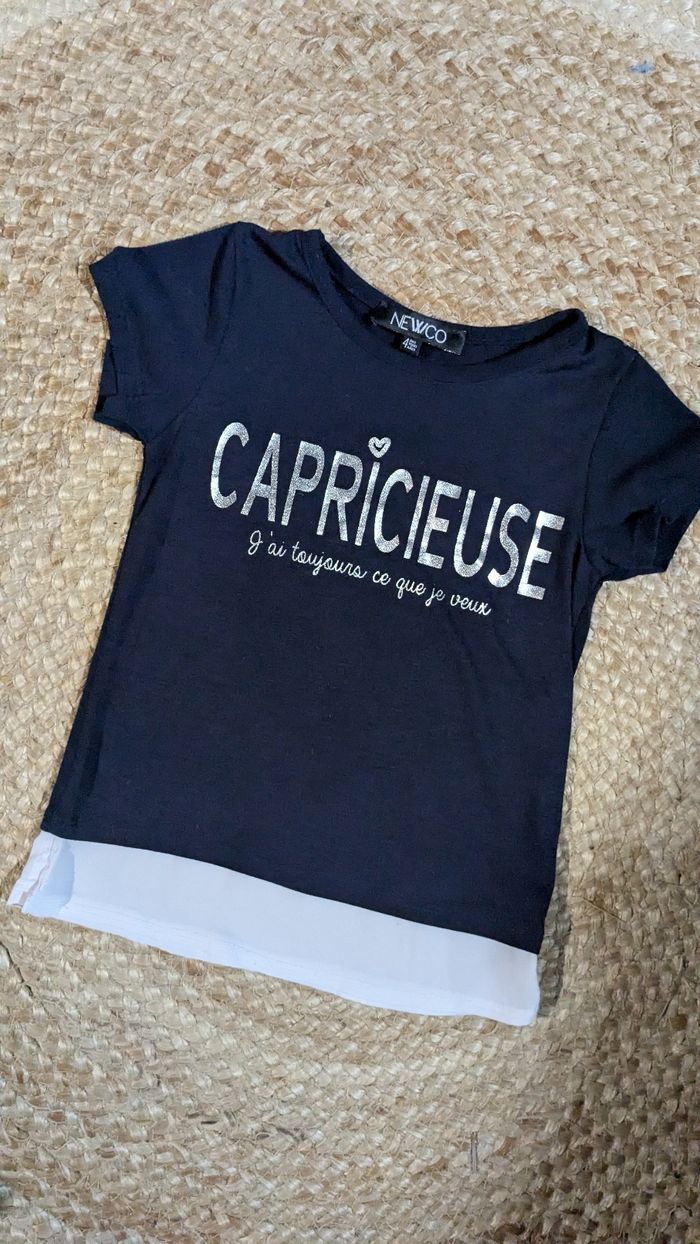Tee shirt manches courtes - 4 ans - photo numéro 3