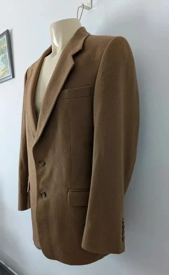 Veste vintage en laine et cachemire - taille S/M - photo numéro 5