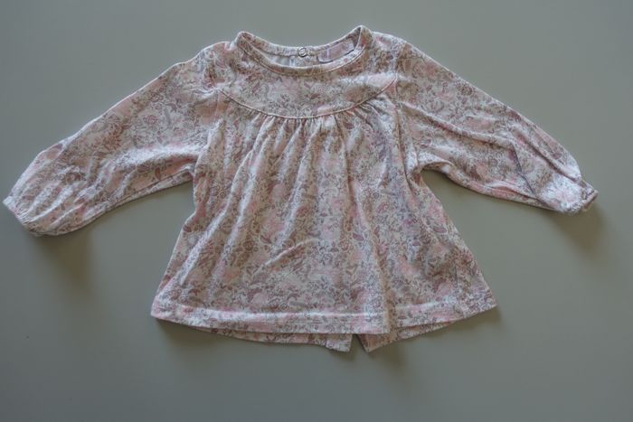Blouse imprimée bébé fille 6 mois