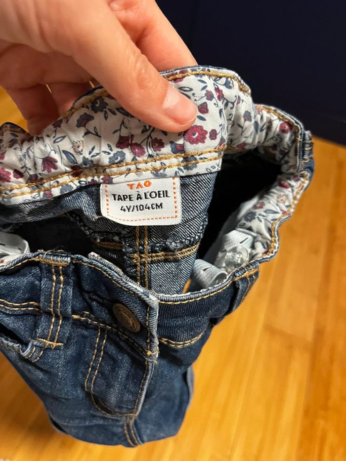 Short en jeans tape à l’œil - photo numéro 2