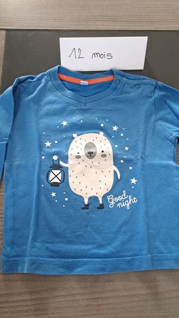 Tshirt manches longues 12 mois