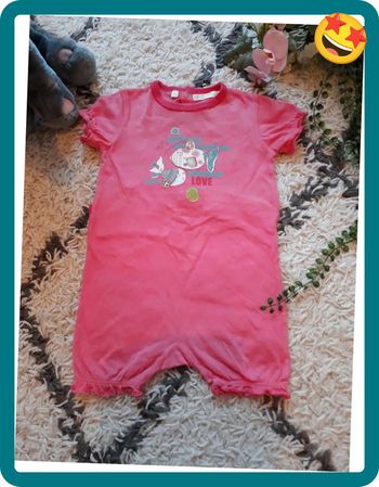 Combishort rose fille Taille 9 mois🌿💝