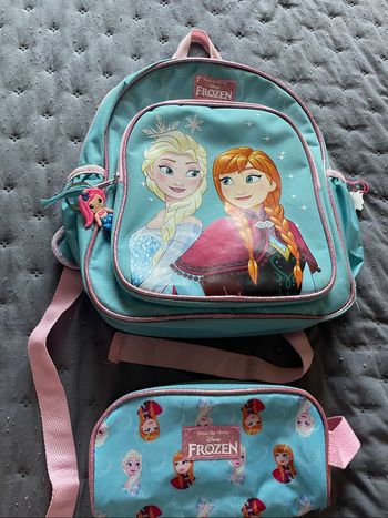 Sac + trousse reine des neiges