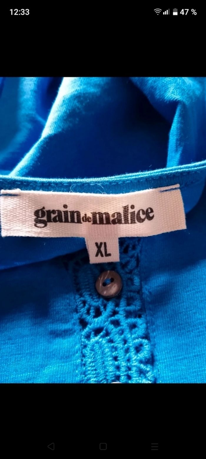 Débardeur bleu Grain de Malice - photo numéro 5