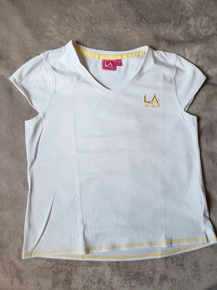 Lot de 2 t-shirts de sport La Gear taille 11-12 ans - photo numéro 2