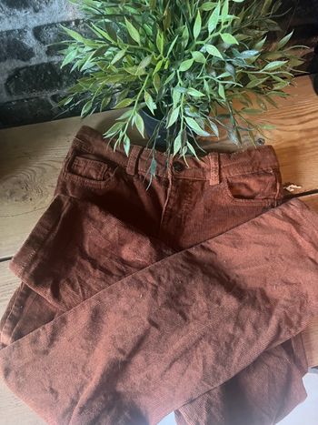 Pantalon marron Monoprix