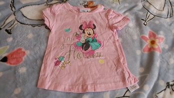 T-shirt Disney Minnie 12 mois neuf
