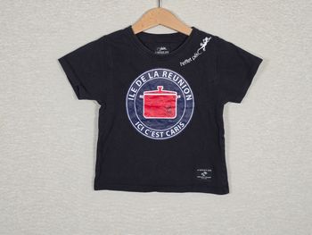 T-shirt manche courte de la réunion L'effet Péi 2 ans 