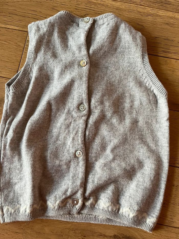 Pull sans manches 18 mois sergent major noël fêtes - photo numéro 3