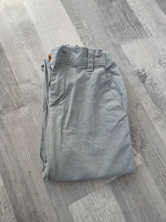 Pantalon habillé vert amande - photo numéro 4