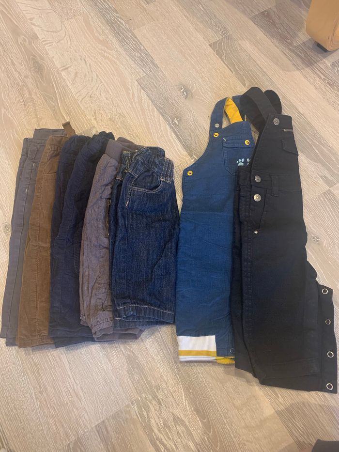 Lot pantalons bébé garçon