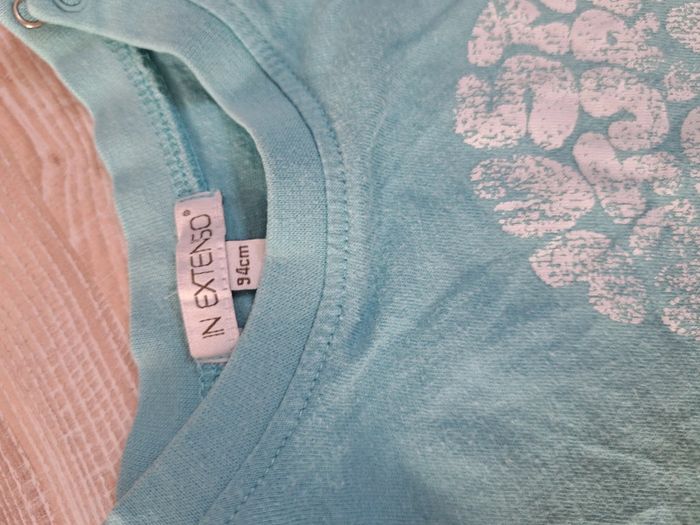 Lot de 2 T-shirt manches courtes In extenso 94 cm - photo numéro 3