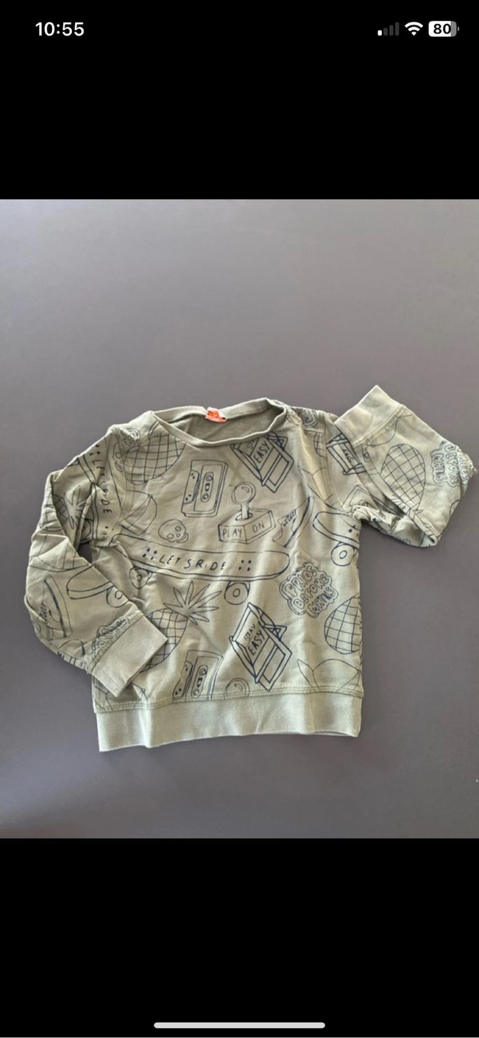 Sweat fin tape a l’œil 8 ans