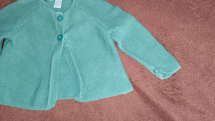 Gilet vert émeraude - photo numéro 3