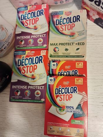 Lingettes anti decoloration