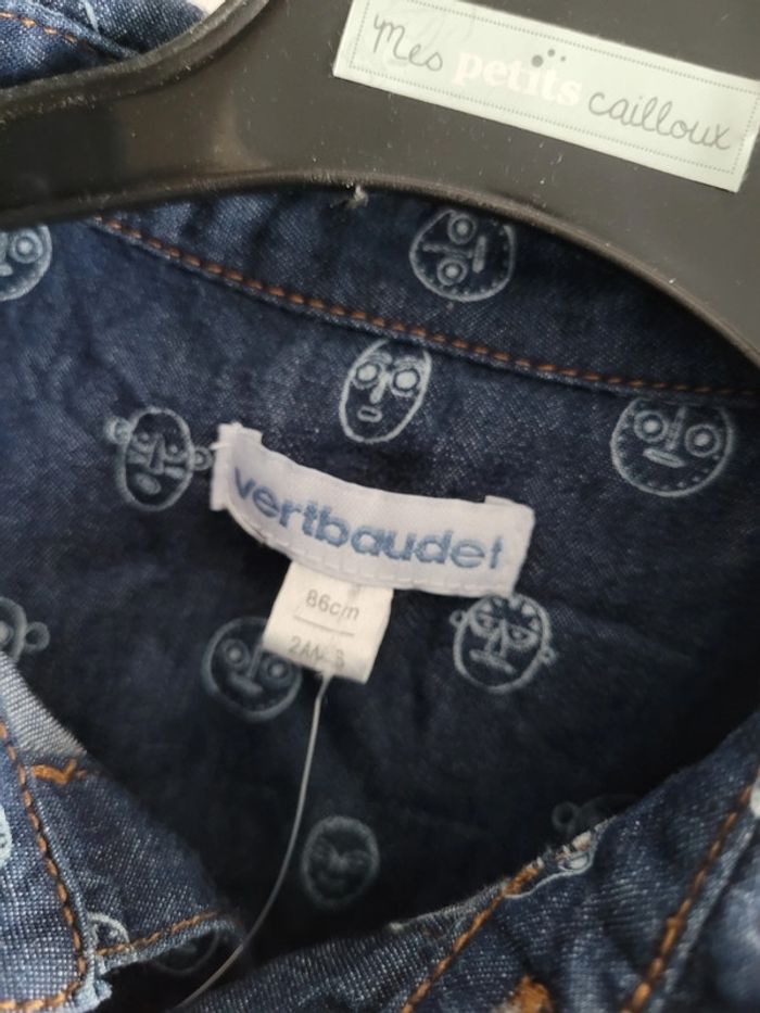 chemise vertbaudet manches longues 2 ans - photo numéro 4