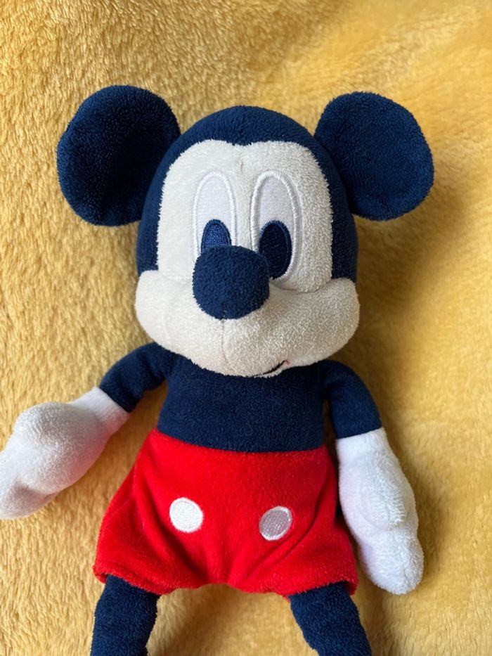 Peluche Mickey bleu marine - photo numéro 2