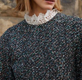Robe sandro en tweed