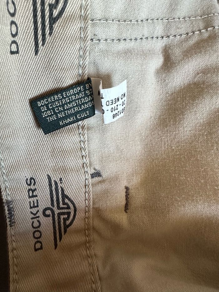 Neuf - Pantalon gris Dockers Khakis regular D4 - Taille 34x34 - photo numéro 6