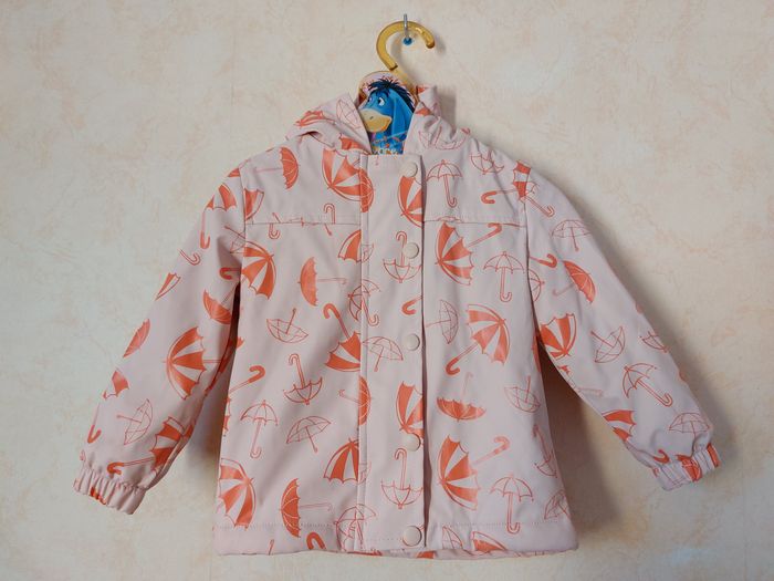 Manteau parka enfant Zeeman motif parapluies 24 mois