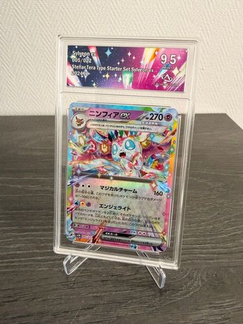 Carte Pokémon Nymphali ex / Sylveon ex 005/022 Japonaise Gradée Collect Aura 9.5