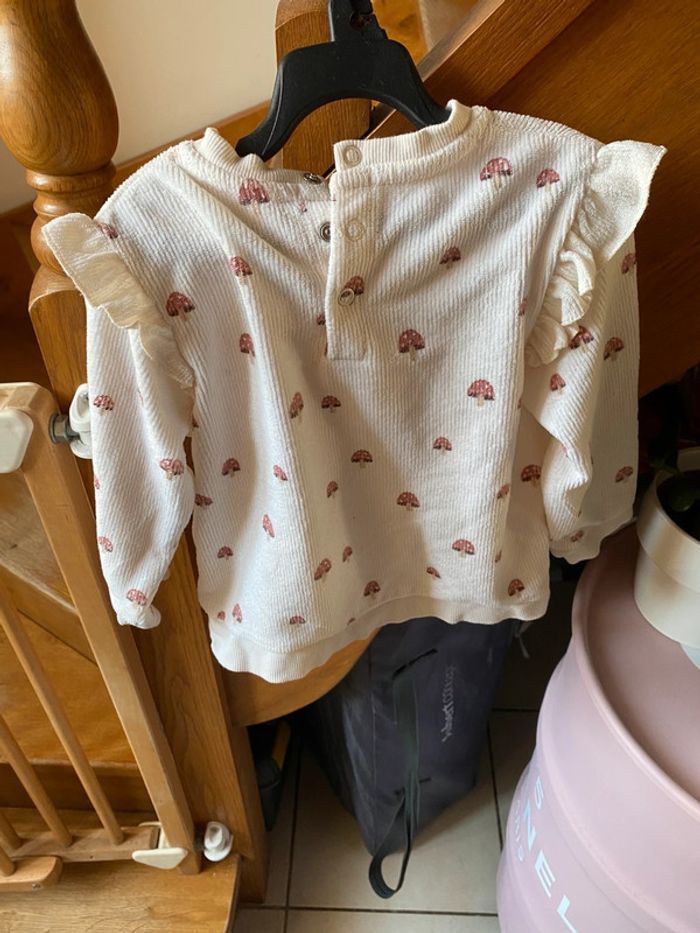 Pyjama velours champignons 24m Kiabi - photo numéro 5