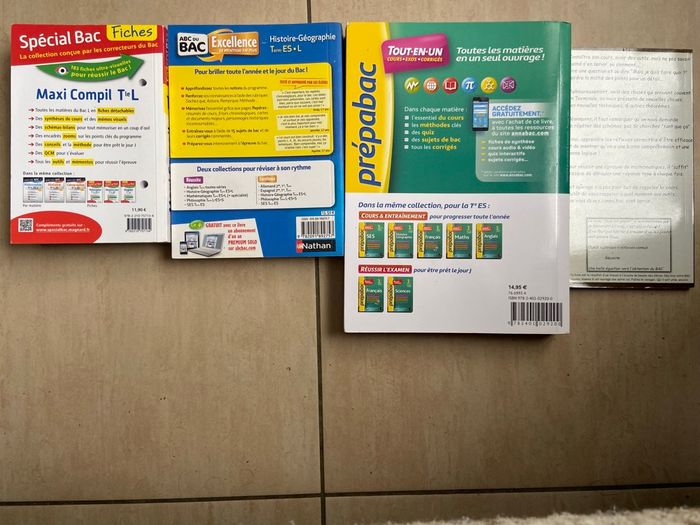 Lots de livres bac - photo numéro 2