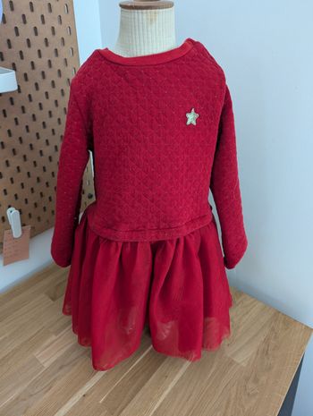 Robe rouge Verbaudet 3 ans