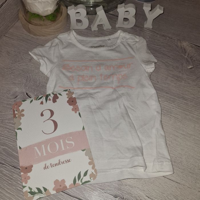 T-shirt fille orchestra 3 mois