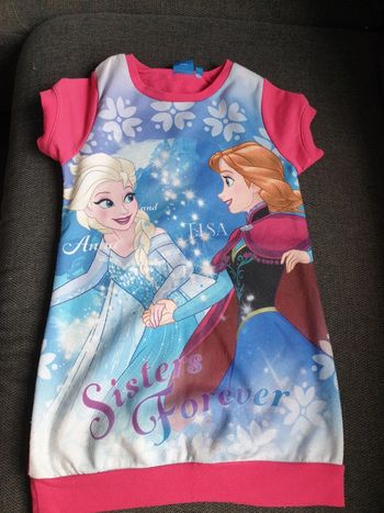 Robe souple automne hiver 6 ans la reine des neige Disney