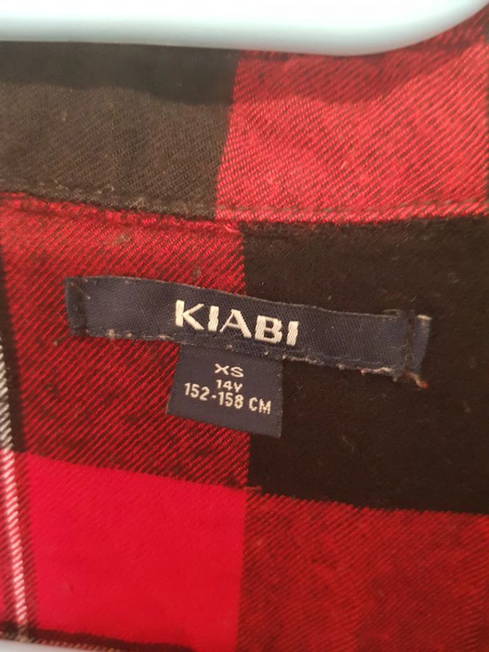 Chemise à carreaux rouge - photo numéro 4