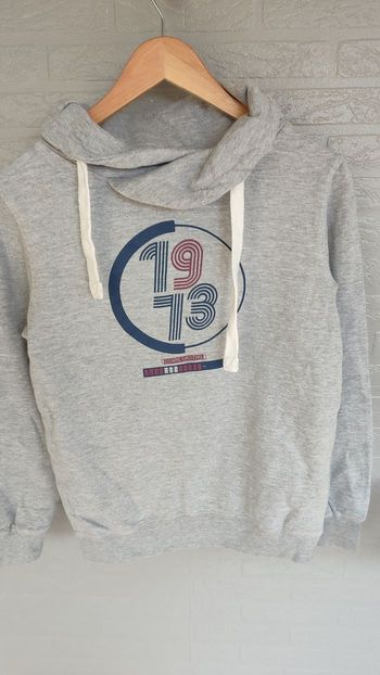 Sweat a col t 14 ans gris