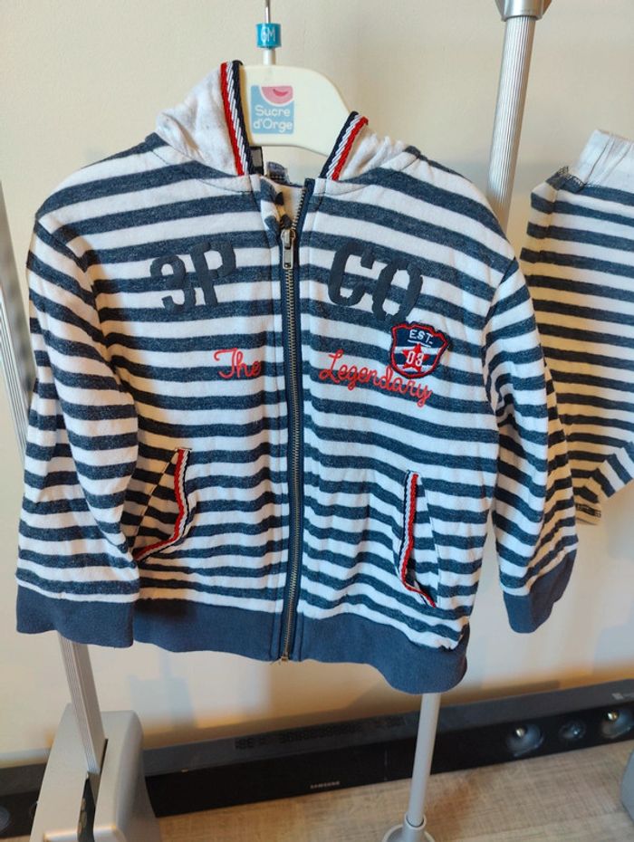 Joli ensemble garçon 3 pommes 92 cm - photo numéro 3