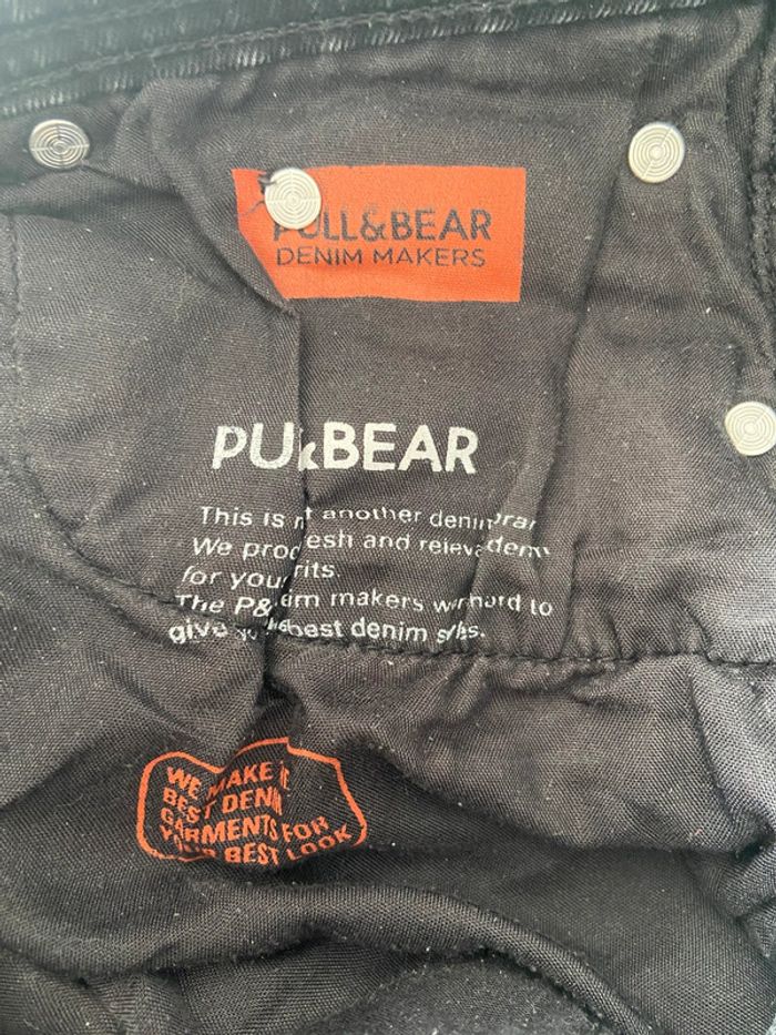 Jean skinny fit noir homme Pull&Bear - photo numéro 6