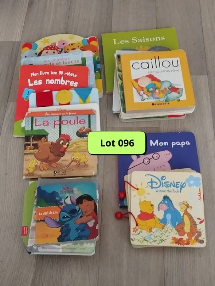 Lot de 15 livres pour les bébés dés 6 mois L096 - photo numéro 8