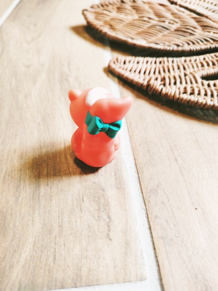 🍓Figurine mascotte Souffle écureuil Charlotte aux fraises de la poupée Angelique année 1982 - photo numéro 2