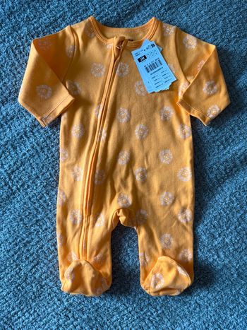 Pyjamas léger orange (3mois)