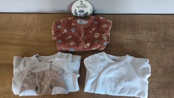 Lot 3 pyjamas Gémo 3 mois en très bon état
