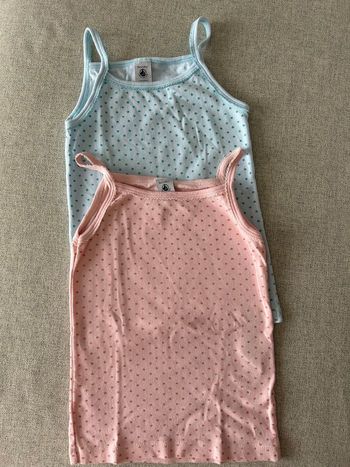 Lot 2 Débardeurs Petit Bateau