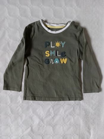 Tee-shirt manches longues bébé garçon 18 mois Obaïbi