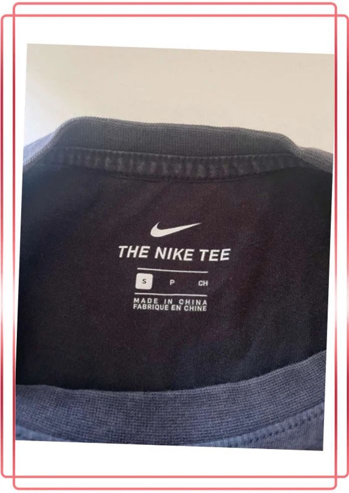 T-shirt en coton noir et gris - Nike - Taille S - photo numéro 2