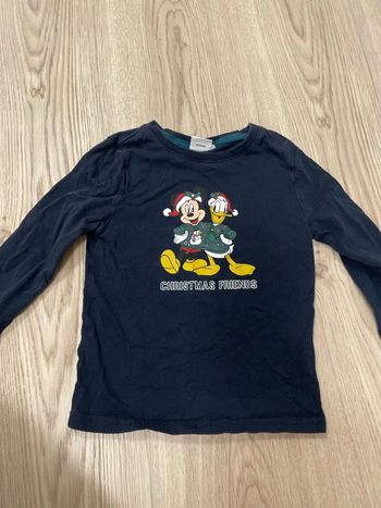 T-shirt Mickey Noël 4 ans