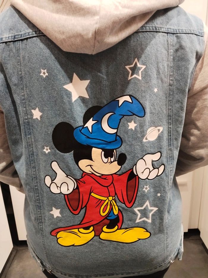 Veste en jeans mickey fantasia disney Achat occasion Vestes