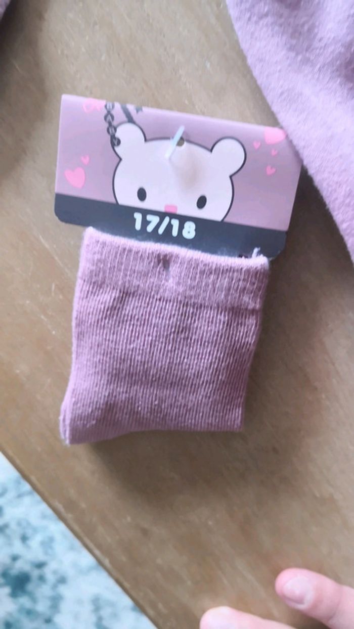 Ensemble pull tunique chaussettes 12 mois - photo numéro 3