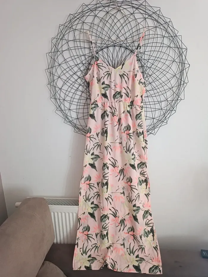 Robe longue fleurie h&m taille M