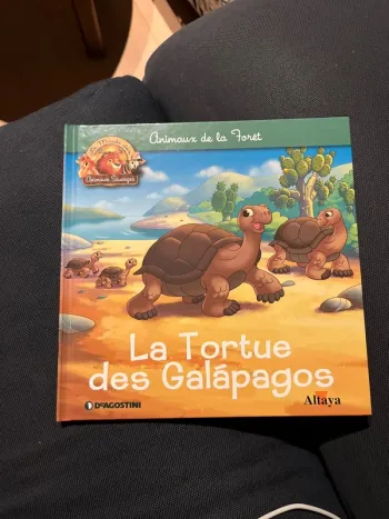 Livre pour enfants altaya la tortue des Galápagos