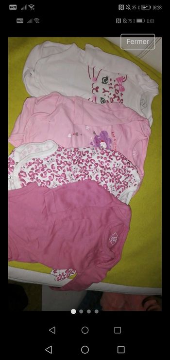 Lot bodies manche longue