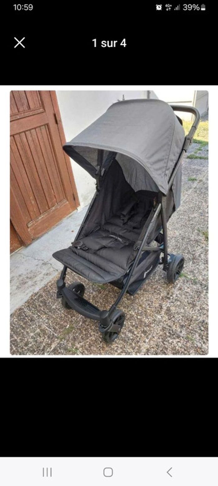 Poussette hauck 3 en 1 + base isofix