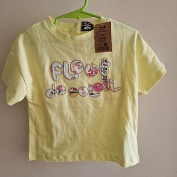 2 ans tee-shirt fleur de soleil