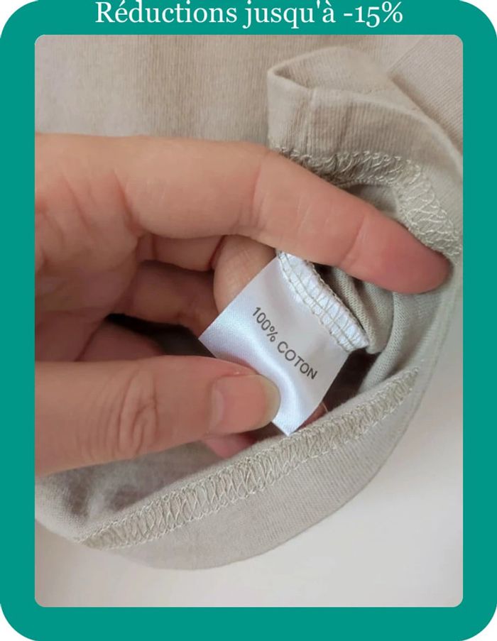 Tee-shirt beige - photo numéro 8